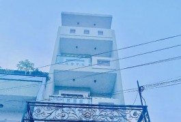 GẦN CHỢ GÒ XOÀI - MẶT TIỀN LIÊN KHU - 52M - 5 TẦNG - 4PN CHỈ 5.3 TỶ TL