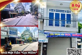 Bán nhà Mặt Tiền  196 Phú Thọ Hòa, Vị trí VIP chợ Vải, Giá chỉ 8,4 tỷ. Quận Tân Phú. Trung Tâm Nhà Bán HCM