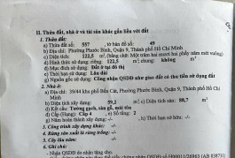 Chính chủ cần bán dãy trọ vị trí góc tại phường Phước Bình, TP Thủ Đức, TP HCM