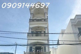 Bán Nhà 4 tầng Mặt tiền đường Hà Chương, phường Trung Mỹ Tây, Q12, dt 68m2 (4mx17m). Giá 6,7Tỷ