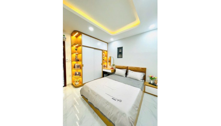 Tặngfull NT, BánNhà HXH 1/ LêQuangĐịnh P.1 Gòvấp 45m 2tầng 3PN 5tỷ98TL