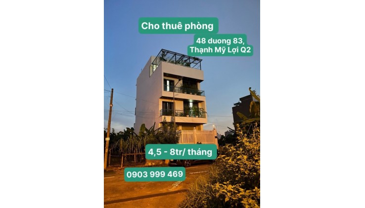 Cho thuê Căn hộ cao cấp Thạnh Mỹ Lợi, Quận 2, FULL nội thất, Lh 0903999469