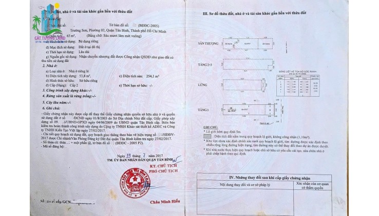 Bán Nhà 65m2, 5 Tầng. Hẻm 5m TRường Sơn, Phuong2f 2, Tân Bình. Chỉ 10.9 tỷ