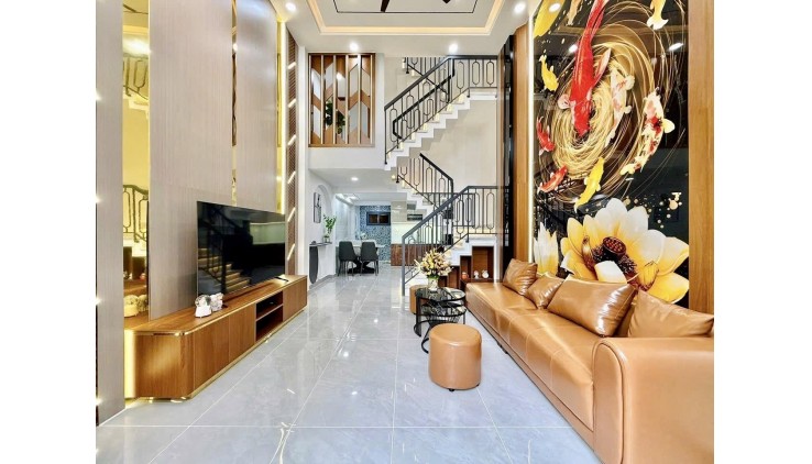 4❌10M, BÁN NHÀ 3 TẦNG PHAN HUY ÍCH, HẺM XE HƠI, P12 GÒ VẤP, GIÁ 5.X TỶ
