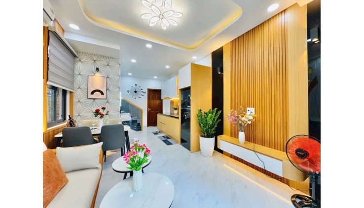 Tặngfull NT, BánNhà HXH 1/ LêQuangĐịnh P.1 Gòvấp 45m 2tầng 3PN 5tỷ98TL