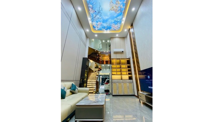 Bán nhà phường 8, Gò Vấp, Thiết kế hiện đại có thang máy, hẻm xe tải thông, 4x16m, 4 tầng, 4 PN, 5 Wc.