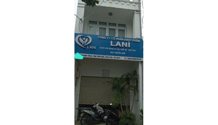 NHÀ MẶT TIỀN CHÍNH CHỦ - GIÁ TỐT - Vị Trí Đẹp Tại Đường Lý Thánh Tông, Phường Hiệp Tân, Quận Tân Phú, TPHCM