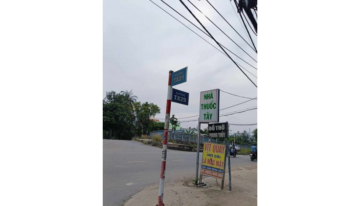 Bán 180m2 đất thổ cư đường Thạnh Xuân 25,quận 12 chỉ 27 triệu m2