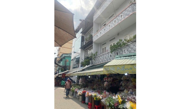 * Mới Đẹp- Mặt Tiền Kinh Doanh Chợ Hoa Hồ Thị Kỷ-3 Lầu, Ngang 5m TT. 45Tr/Th-Nhỉnh 10Tỷ
