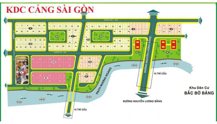 Bán biệt thự KDC Phú Xuân Cảng Sài Gòn Giá Tốt