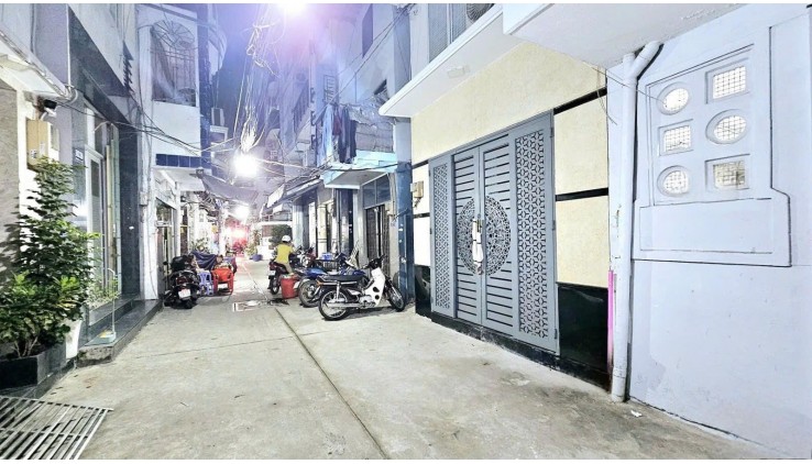 *Quận 10-Bán Nhà HXH, 2 Mặt Hẻm Sầm Uất Đang Kinh Doanh 60m2 (4X15) Hoàn Công đủ