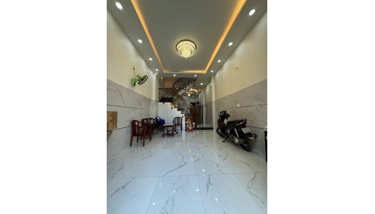 NHÀ 4 TẦNG BTCT - KHU PHÂN LÔ - HẺM XE HƠI Ô TÔ ĐẬU TRONG NHÀ - SỔ VUÔNG VỨC - NHỈNH 5 TỶ
