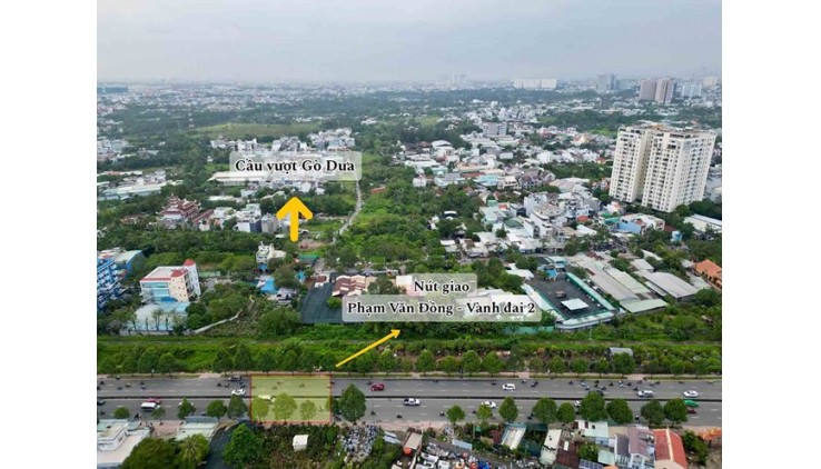 Bán đất Phạm Văn Đồng Thủ Đức 100m2 chỉ 70 triệu
