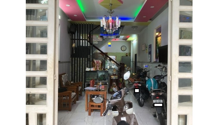 Bán nhà Hẻm xe hơi Khu Tân Quý, 4 x 17m, 4,9 tỷ, 3 phòng ngủ