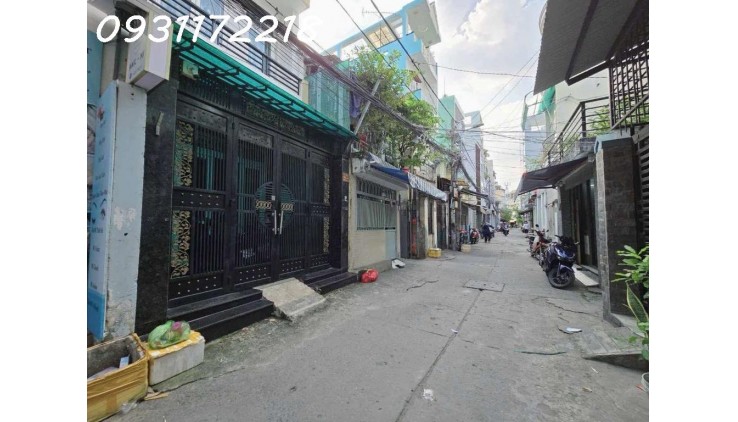 Mặt tiền hẻm 231 xe hơi Dương Bá Trạc 3.6x17 61m2 chỉ 10 tỷ 9