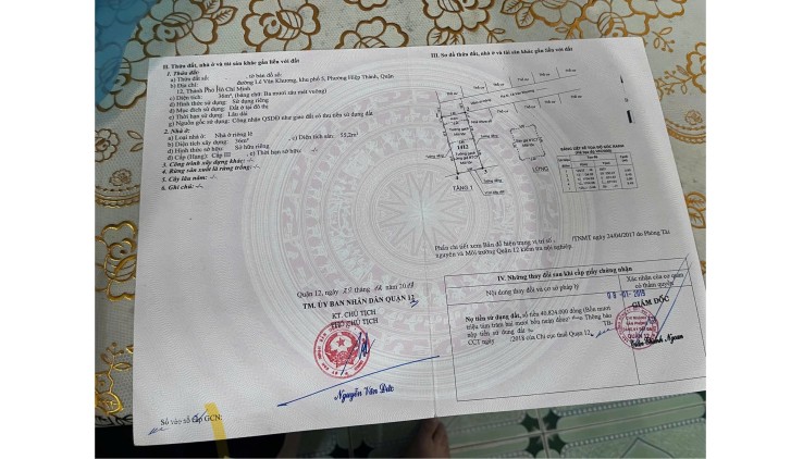 Cần bán nhà tại Lê Văn Khương, Quận 12 Nhà có vị trí thuận tiện, gần các tiện ích và giao thông dễ dàng, phù hợp cho gia đình nhỏ hoặc đầu tư sinh