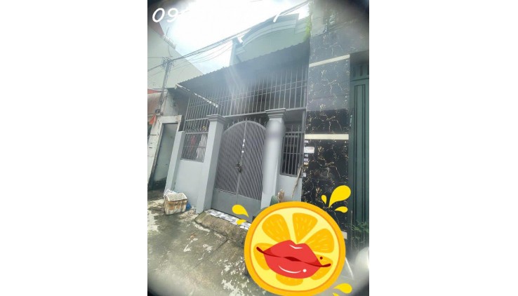Nhà 1,5  tầng đường ĐHT06, phường THT, Q12, dt 52m2 (3,7mx13m) Hẻm ôtô. Giá 3,75Tỷ