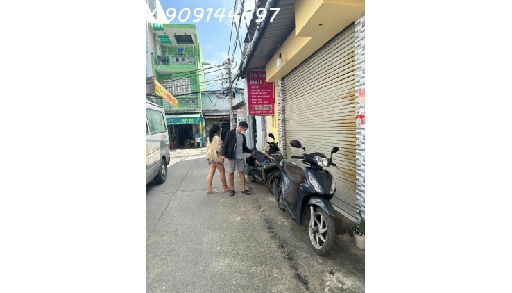 Nhà 2 tầng 1/ đường TMT13, phường TMT, Q12, dt 91,8m2 (4,6mx20m). Hẻm 5m thông  Giá 5,2Tỷ