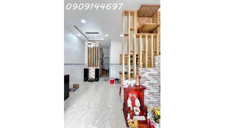 Nhà 3 tầng đường TÂN THỚI NHẤT 5, phường TÂN THỚI NHẤT, Q12, diện tích 75m2 (5mx15m). Hẻm ôtô thông Giá 5,2Tỷ