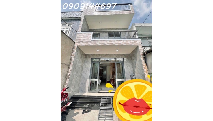 Nhà 3 tầng đường TÂN THỚI NHẤT 5, phường TÂN THỚI NHẤT, Q12, diện tích 75m2 (5mx15m). Hẻm ôtô thông Giá 5,2Tỷ
