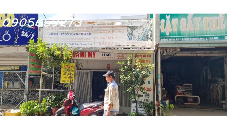 Bán gấp mặt tiền đường số 10 - Hiệp Bình Chánh. nhà cấp 4 - 2PN 1WC đang cho thuê 8 triệu/tháng