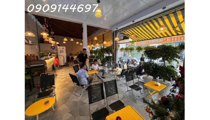 Quán CAFE góc 2 Mặt tiền đường NGUYỄN THỊ KIỂU, phường TÂN THỚI HIỆP, Q12, dt 192m2 (6,2mx18m). Giá 8Tỷ