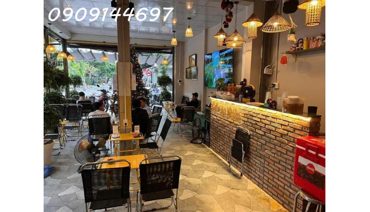 Quán CAFE góc 2 Mặt tiền đường NGUYỄN THỊ KIỂU, phường TÂN THỚI HIỆP, Q12, dt 192m2 (6,2mx18m). Giá 8Tỷ