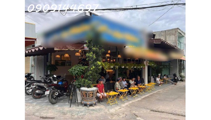 Quán CAFE góc 2 Mặt tiền đường NGUYỄN THỊ KIỂU, phường TÂN THỚI HIỆP, Q12, dt 192m2 (6,2mx18m). Giá 8Tỷ