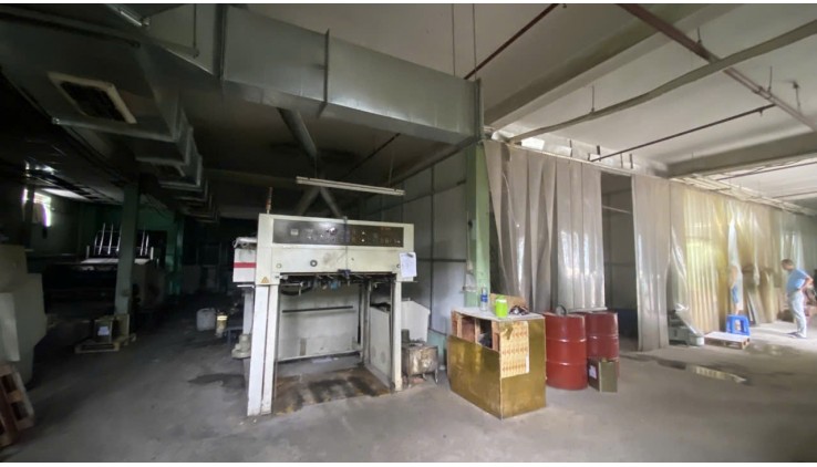 Bán xưởng sản xuất bao bì Kinh Dương Vương, An Lạc, Bình Tân, 1200m2 thổ, xe container chạy, 73 tỷ.