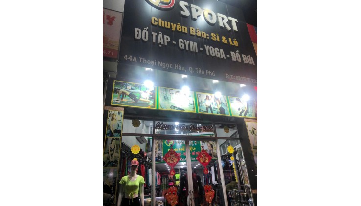 Sang nhượng cửa hàng tại đường Thoại Ngọc Hầu, Quận tân Phú