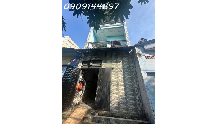 Nhà 3 tầng đường Nguyễn Thị Đặng, phường TTH, Q12 dt 58,2m2 (4mx14,5m). Giá 4,85Tỷ