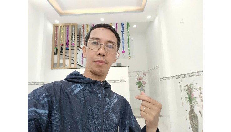 Hơn 3 tỷ có ngay Nhà mới đón tết Đ số 14-Lê Văn Quới hẻm 5m thông 34m2,2Tầng BTCT