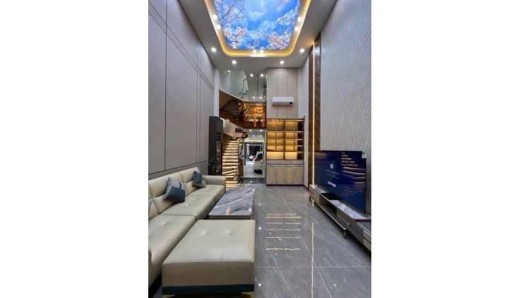 Ô tô ngủ trong nhà - nội thất VIP - thang máy xịn sò- gần trườngTHCS Nguyễn Du phường 11 Gò Vấp - Dt 62m x 5t - mt4m - chỉ 9.9 tỉ