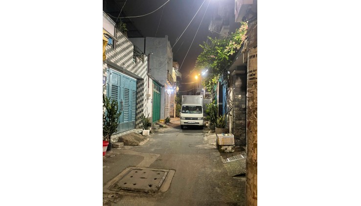 CỰC SỐC - BÁN NHÀ NÁT HẺM XE HƠI ĐỔ CỬA - GẦN CHỢ PHẠM VĂN BẠCH - CN 60m2 ( 4 x15m) - 4TỶ 7  hơn