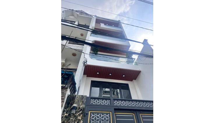 Nhà mới đón tết Mã Lò Lê Văn Quới gần ngã tư 4 xã hẻm 7m thông 60m2,4Tầng Nhỉnh 5tỷ