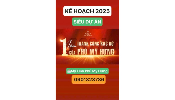 NHỮNG DỰ ÁN CỦA PHÚ MỸ HƯNG TRIỂN KHAI NĂM 2025
