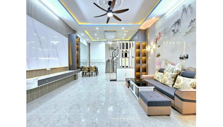 HẺM XE HƠI - NGANG 5M - NHÀ MỚI ĐẦY ĐỦ NỘI THẤT
