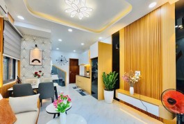 Tặngfull NT, BánNhà HXH 1/ LêQuangĐịnh P.1 Gòvấp 45m 2tầng 3PN 5tỷ98TL