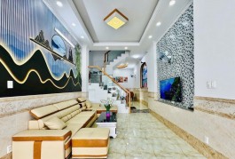 CỰC PHẨM NHÀ PHỐ ĐẸP LUNG LINH, 6 TẦNG BTCT 5Mx12.3M, KHU PHÂN LÔ VIP, HẺM Ô TÔ TRÁNH, TẶNG NỘI THẤT, THANG MÁY CHỈ 7.98 TỶ