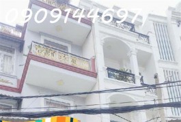 Bán Nhà 4 tầng đường Hiệp Thành 10, phường Hiệp Thành, Q12, dt 70m2 (5mx14m) Hẻm 8m thông Giá 5,2Tỷ