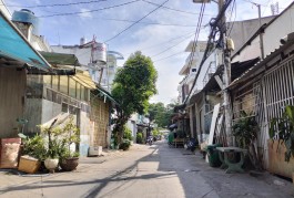 Nhà mới đón tết Gò Xoài ngay chợ hẻm 6m thông Kinh Doanh 56m2,2Tầng 4tỷ 8