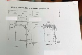 Bán nhà 2 tầng, căn Góc 2 MT Hẻm 6m Xô Viết Nghệ Tĩnh, Nguyễn Xí, 7.5x13m, 14.5 tỷ.