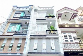 Bán Nhà 4 tầng đường BÙI VĂN NGỮ, phường HT, Q12, dt 38,3m2 (4mx10m) Hẻm 6m thông Giá 4,4Tỷ (TL)