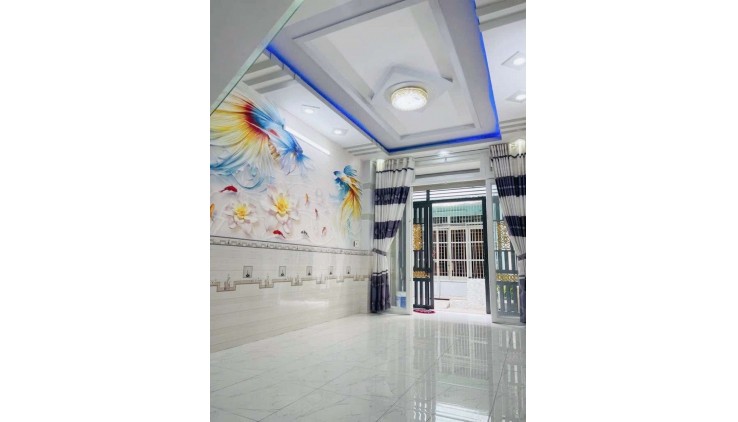 Bán nhà sát mt Hiệp Thành 13 Q12 , 33m2-3tang , hẻm kiamoning , liền kề chợ Hiệp Thành - 3 tỷ nhỉnh 0932030061