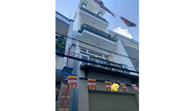 CHỈ 6.9 TỶ, [P3Q8], KHU VIP ÂU DƯƠNG LÂN. 4 TẦNG ĐÚC BTCT HOÀN CÔNG ĐỦ.
