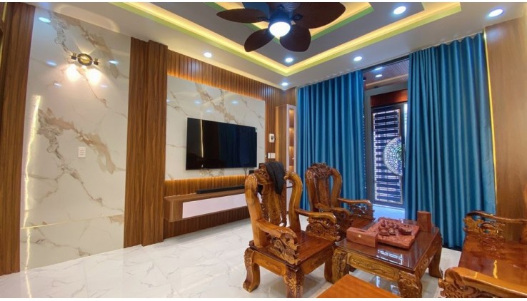 MUA NHÀ MỚI ĐÓN NĂM MỚI, HẺM XE TẢI THÔNG BÀN CỜ, 2 TẦNG CHƯA QUA ĐẦU TƯ 48M2, 4X12 VUÔNG VỨC CHỈ 5.59 TỶ. TẶNG NỘI THẤT ĐANG CÓ CHỦ Ở.