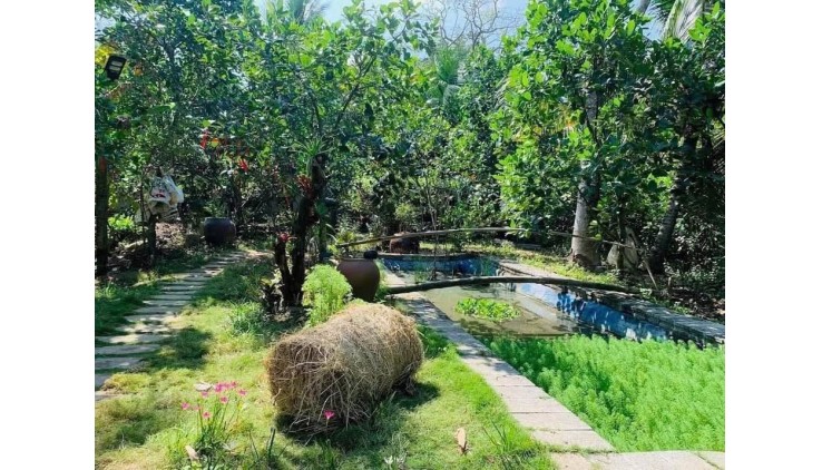 kẹt tiền  bán lỗ 3500 m2. giá 310tr đường 10m, có nhà vườn nhỏ.