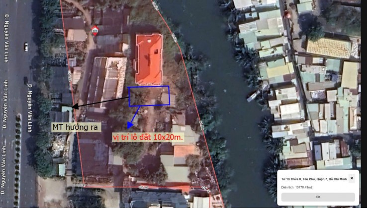 Ngộp bán Mặt tiền Nguyễn Văn Linh ngay Nguyễn Thị Thập Q.7  Giá 15 tỷ
