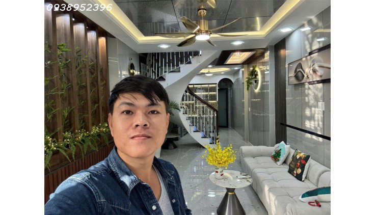 BÁN NHÀ HẬU GIANG, QUẬN 6,  SIÊU PHẨM 3 TẦNG LUNG LINH ĐÓN TẾT  - NGANG KHỦNG 7.3M - HẺM TRƯỚC NHÀ 4M - TẶNG FULL NỘI THẤT