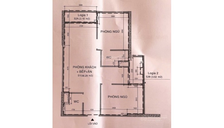 Chính chủ bán căn hộ 2PN tại The Origami, giá 2.95 tỷ vnd, diện tích xây dựng 68m2